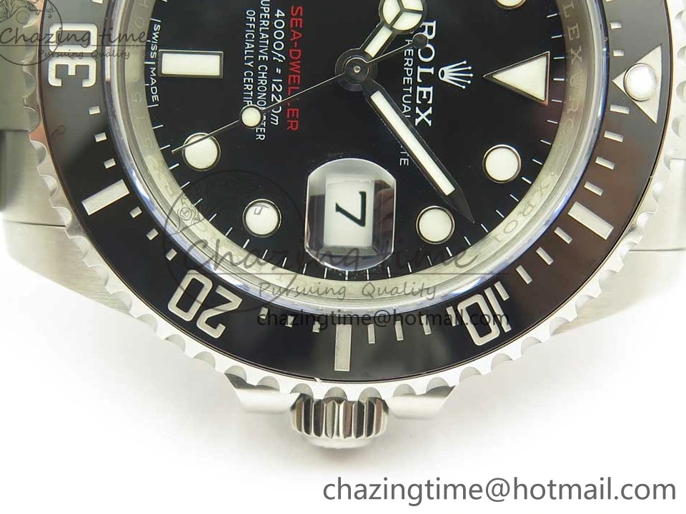 MiroTime 0226 Sea-Dweller 2017 Baselworld 126600 Noob 1:1 Best Edition 904L Steel Black Dial on SS Bracelet A2836 V Versatile 3312